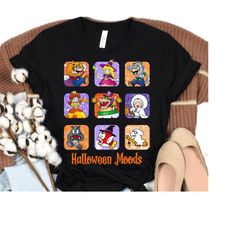 nintendo super mario halloween moods shirt, mummy witch halloween outfits tee, mickey's not so scary party,disney hallow