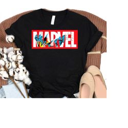 marvel x-men wolverine logo fill t-shirt, x-men wolverine shirt, wdw vacation trip, disneyland family party gift, disney