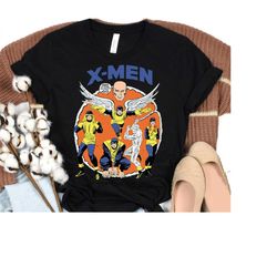 marvel original x-men mutants classic retro comic t-shirt, marvel comics tee, disneyland family party gift, disneyland t