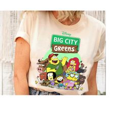 disney big city greens family group t-shirt, big city greens shirt, disneyland trip family matching outfits, magic kingd