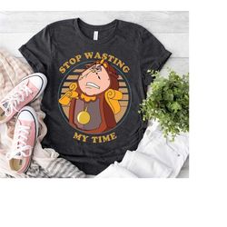 disney beauty and the beast shirt, cogsworth stop wasting my time t-shirt, disneyland trip family matching outfits, magi