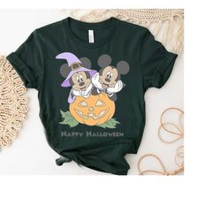 disney halloween pumpkin mickey & minnie t-shirt, mickey not so scary disney halloween party gift, disneyland halloween