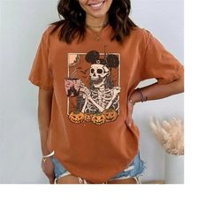disney skeleton coffee comfort colors shirts, skeleton coffe shirt, disney spooky shirt, halloween pumpkin shirt, stay s