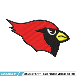 cardinals logo embroidery design, cardinals embroidery, embroidery file, embroidery shirt, emb design, digital download