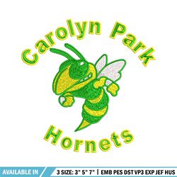 caroiyn park embroidery design, logo embroidery, embroidery file, embroidery shirt, emb design, digital download