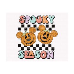 spooky season svg, halloween mouse svg, halloween svg, halloween pumpkin svg, trick or treat svg, retro halloween svg, d