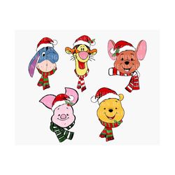 bundle bear and friends svg, christmas svg, christmas squad svg, merry christmas png, christmas svg bundle, xmas holiday