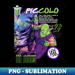 piccolo dragon ballz - custom sublimation png file - unleash your creative barbie style