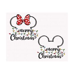 bundle merry christmas svg, christmas light svg, christmas mouse, family vacation, christmas friends, christmas shirt, h