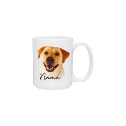 custom pet coffee mug, dog photo mug, dog lover coffee mug