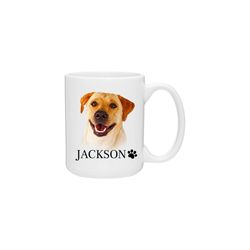 custom pet mug, using pet photo  name, custom dog cat