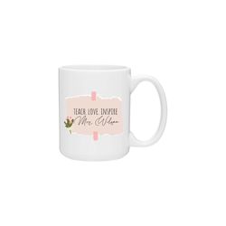 teacher mug, personalized teacher coffee mug, teacher gifts