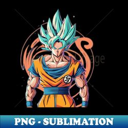 goku dragon ball - sublimation-ready png file - express your anime style