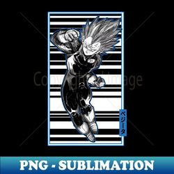 Saiyan Prince 15 - Artistic Sublimation Digital File - Add a Festive Touch to Every Day