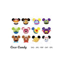 Toy Story Ear Bundle Svg | Alien SVG | Mouse Ear SVG | Toy Svg | Toy Clipart | Pizza Planet Svg | Cut File For Cricut SV