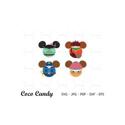 wreck it ralph svg | felix svg | mouse ear svg | king candy svg | vanellope svg | candy kingdom svg | cut file for cricu