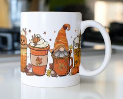 pumpkin spice and everything nice coffee gnome coffee mug