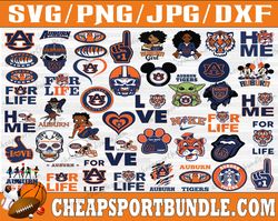 bundle 47 files aubrun-tigers team svg, alabama aubrun-tigers svg, ncaa teams svg, ncaa svg, png, dxf, eps