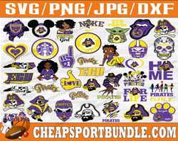 bundle 35 files east carolina university team svg, east carolina university svg, ncaa teams svg, ncaa svg, png, dxf, eps