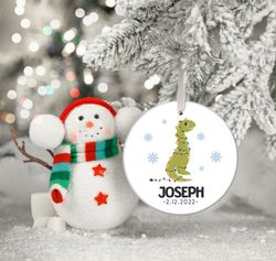 Personalized Baby First Christmas Ornament, Kids Christmas Ornament, Boy First Christmas Keepsake