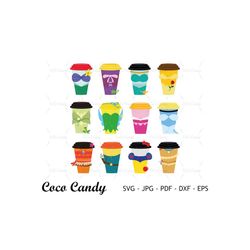 princess coffee cup bundle svg | princess svg | coffee cupsvg | princess clipart | funny quote svg | tshirt design svg |