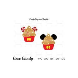 mouse candy cupcake svg | cake svg | snack svg | birthday svg |sweeties svg | cake clip art | cut file for cricut svg |