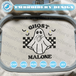 famous ghost character embroidery design, spooky vibes embroidery machine file, spooky halloween embroidery design, instangt download