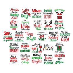 christmas bundle svg, winter svg, merry christmas svg, holidays svg, santa png file cut digital download