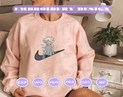 anime embroidered sweatshirt, unisex embroidered sweatshirt, anime embroidered crewneck, best anime sweatshirt, embroidered gift