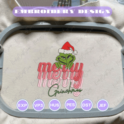 christmas embroidery designs, grinchmas embroidery designs, merry christmas embroidery designs, christmas designs