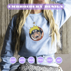 ninja anime embroidery designs, anime embroidery designs, ninja anime embroidery fan gift, inspired anime files, instant donwload