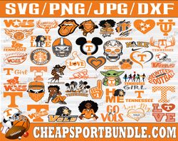 bundle 46 files tennessee volunteers team svg, tennessee volunteers svg, ncaa teams svg, ncaa svg, png, dxf, eps