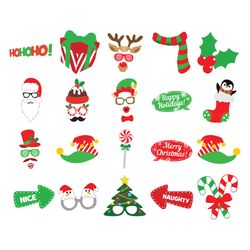 christmas bundle svg, winter svg, merry christmas svg, holidays svg, santa svg file cut digital download
