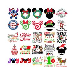 christmas bundle svg, winter svg, merry christmas svg, holidays svg, santa svg file cut digital download