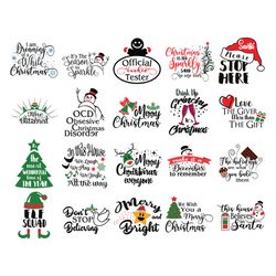 christmas bundle svg, winter svg, merry christmas svg, holidays svg, santa svg file cut digital download