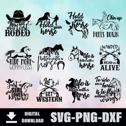 horse svg, horse quote svg bundles