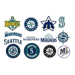 seattle mariners logo mlb baseball svg, sport svg, seattle mariners svg, mlb logo svg, baseball teams svg, mlb bundle sv