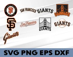 san francisco giants logo, bundle logo, svg, png, eps, dxf