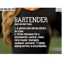 bartender svg | definition cut file | bar sign svg | funny job svg | bartender shirt svg | funny quote svg | bar hopping
