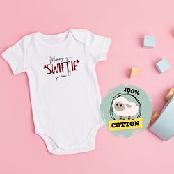 taylor swiftie baby onesie. taylor swift baby infant suit. 100 cute. one of a kind. baby shower gift, gender reveal gif
