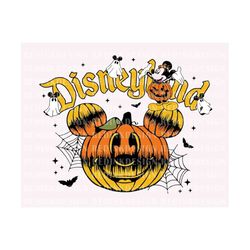 retro halloween pumpkin svg, mouse halloween svg, spooky vibes svg, trick or treat svg, boo svg, halloween shirt svg, di