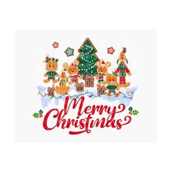 mouse and friends gingerbread png, christmas gingerbread png, mouse gingerbread png, gingerbread png, xmas holiday png,
