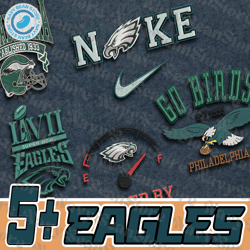 5+ e.a.g.l.e football logo embroidery bundle, famous football team embroidery bundle, football embroidery bundle, pes, dst, jef, files, instant download