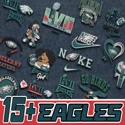 15+ e.a.g.l.e football logo embroidery bundle, famous football team embroidery bundle, football embroidery bundle, pes, dst, jef, files, instant download