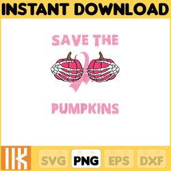save the pumpkins png, designs breast cancer groovy style png, cancer png, cancer awareness, pink ribbon