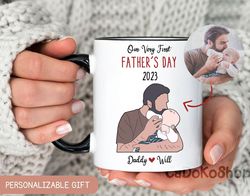 custom fathers day gift, fathers day mug with pictures, mug for dad, personalized photo mug, custom dad mug, fathers day