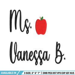 vanessa b logo embroidery design, vanessa b logo embroidery, logo design, embroidery file, logo shirt, digital download.