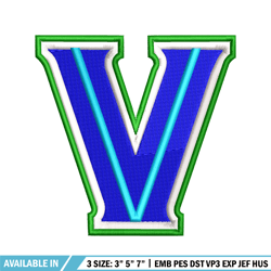 villanova wildcats embroidery design, villanova wildcats embroidery, logo sport, sport embroidery, ncaa embroidery.