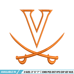 virginia cavaliers embroidery design, virginia cavaliers embroidery, logo sport, sport embroidery, ncaa embroidery.