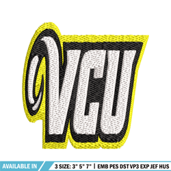 virginia commonwealth rams embroidery design, virginia commonwealth rams embroidery, sport embroidery, ncaa embroidery.